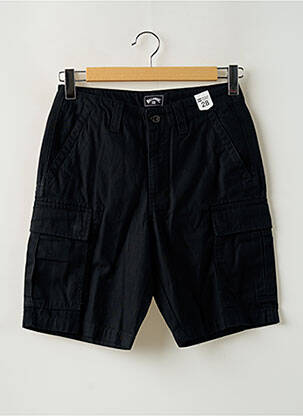 Bermuda coupe droite noir BILLABONG homme