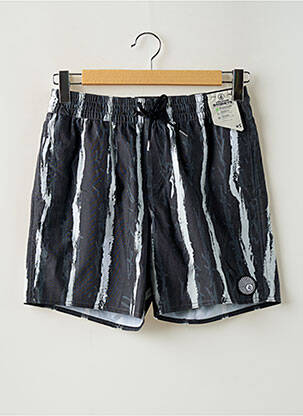 Short de bain imprimé fantaisie noir VOLCOM homme
