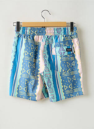 Short de bain imprimé fantaisie bleu VOLCOM homme