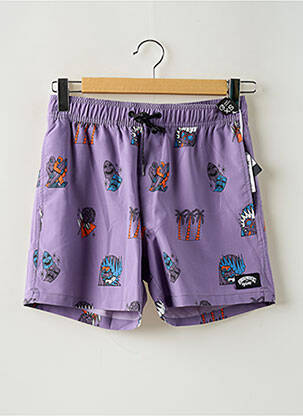 Short de bain imprimé fantaisie violet BILLABONG homme
