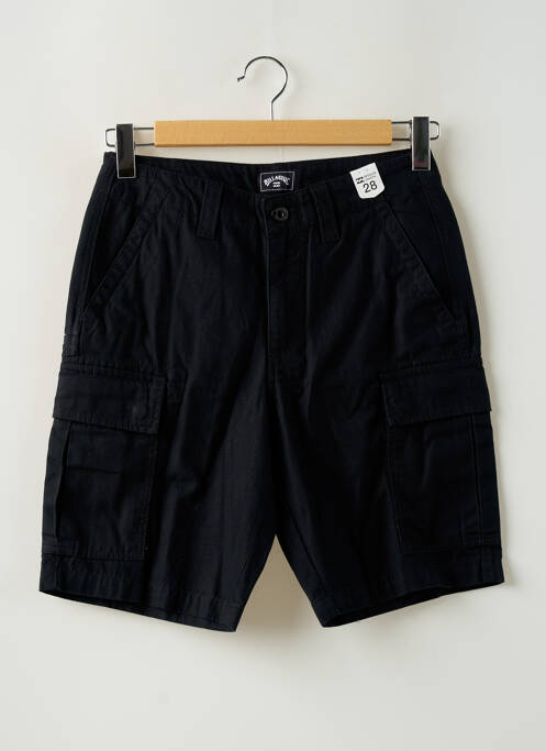 Bermuda coupe droite noir BILLABONG homme