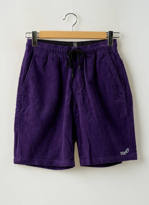 Bermuda taille élastique violet VOLCOM homme