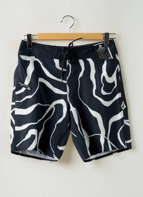 Short de bain imprimé fantaisie noir VOLCOM homme