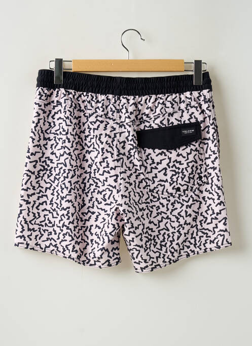 Short de bain rose VOLCOM pour homme