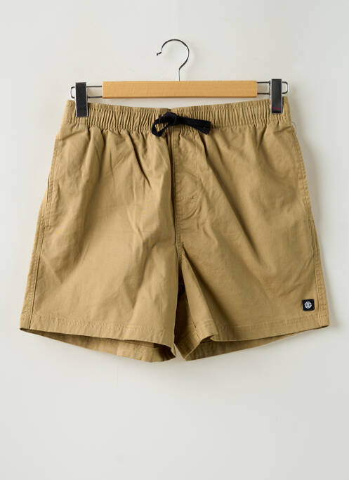 Short beige ELEMENT pour homme