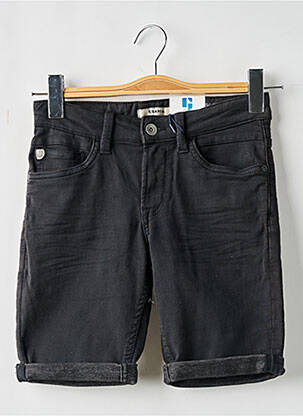 Bermuda tissage denim noir GARCIA garcon