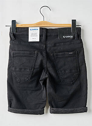 Bermuda tissage denim noir GARCIA garcon