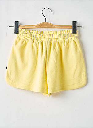 Short stretch taille élastique jaune LE TEMPS DES CERISES fille