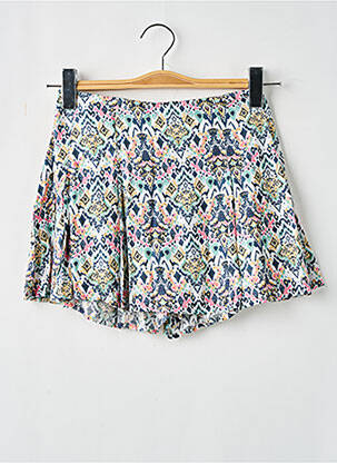 Short taille normale taille élastique blanc GARCIA fille