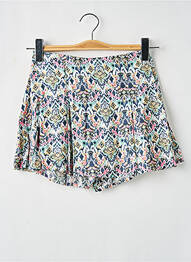 Short taille normale taille élastique blanc GARCIA fille
