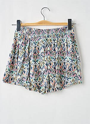 Short taille normale taille élastique blanc GARCIA fille