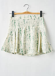 Jupe short tissage crêpe vert LE TEMPS DES CERISES fille