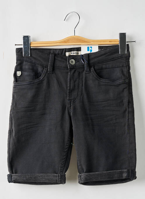 Bermuda tissage denim noir GARCIA garcon