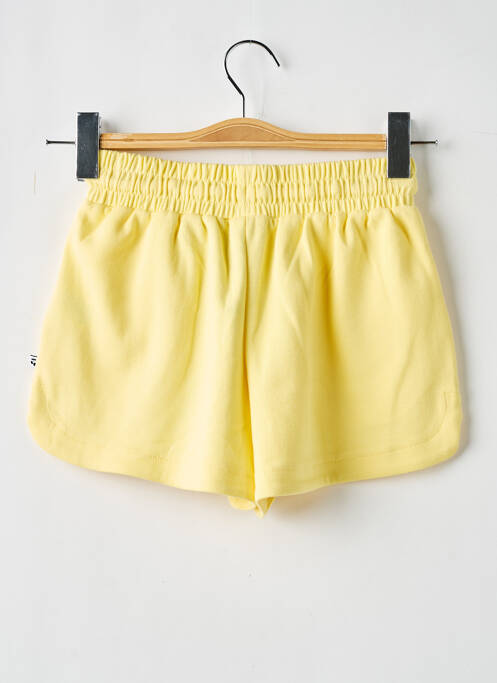 Short stretch taille élastique jaune LE TEMPS DES CERISES fille
