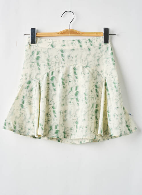 Jupe short tissage crêpe vert LE TEMPS DES CERISES fille