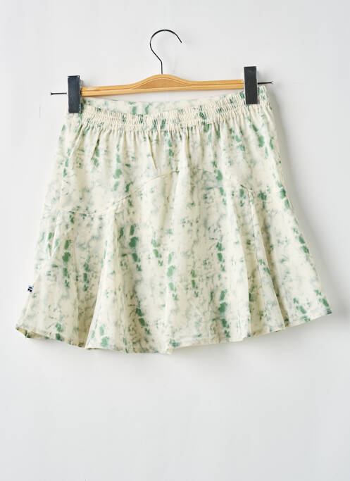 Jupe short tissage crêpe vert LE TEMPS DES CERISES fille
