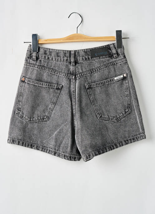 Jupe short délavé noir GARCIA fille