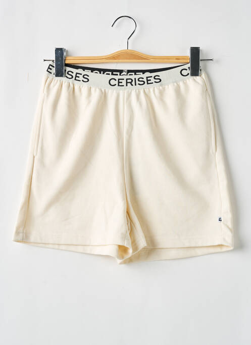 Short stretch taille élastique beige LE TEMPS DES CERISES fille