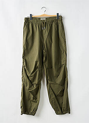 Pantalon large poches taille élastique vert GARCIA garçon
