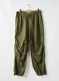 Pantalon large poches taille élastique vert GARCIA garcon