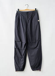 Pantalon large fermeture zippée sous rabat boutonné taille élastique bleu GARCIA garcon