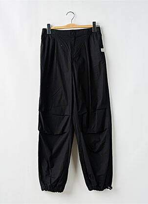 Pantalon large fermeture zippée sous rabat boutonné taille élastique noir GARCIA garcon
