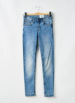 Jeans coupe slim tissage brut bleu GARCIA fille