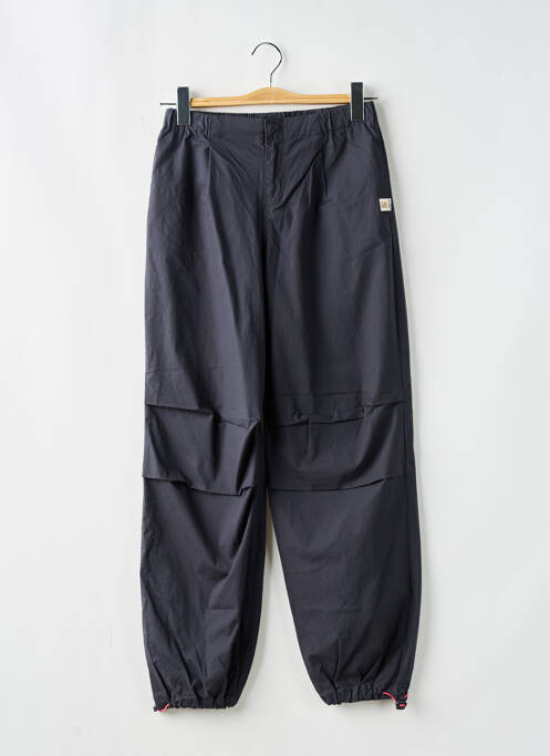 Pantalon large fermeture zippée sous rabat boutonné taille élastique bleu GARCIA garcon