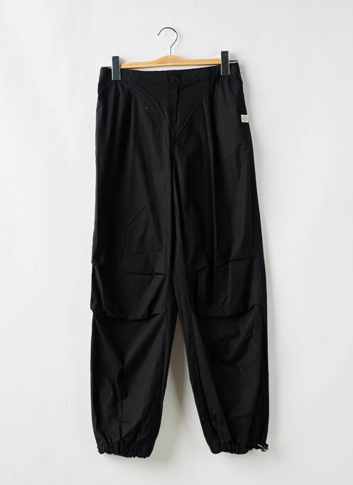 Pantalon large fermeture zippée sous rabat boutonné taille élastique noir GARCIA garcon
