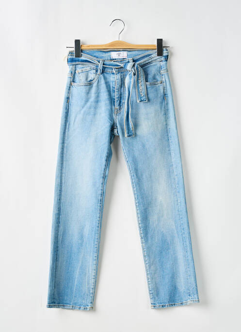 Jeans coupe slim tissage brut bleu LE TEMPS DES CERISES fille
