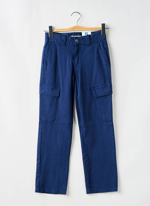 Pantalon cargo stretch taille élastique bleu GARCIA garcon