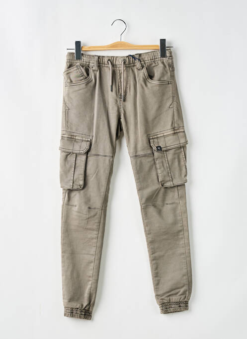 Pantalon cargo gris GARCIA pour garçon