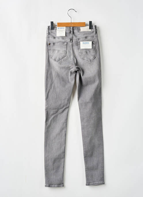 Jeans coupe slim poches gris GARCIA fille