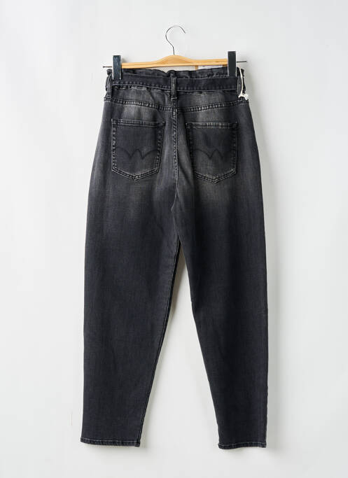 Jean coupe Mom noir LE TEMPS DES CERISES pour fille