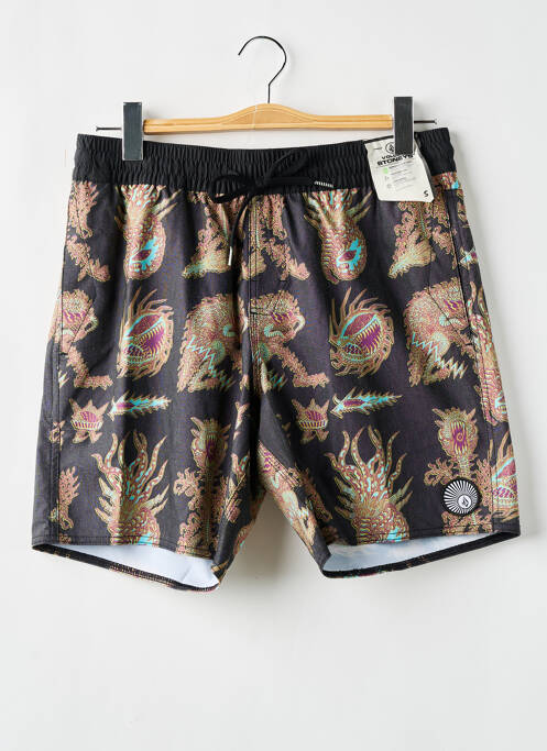 Short de bain noir VOLCOM pour homme