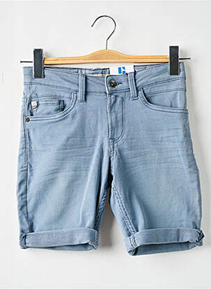 Bermuda tissage denim taille ajustable bleu GARCIA garcon