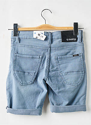 Bermuda tissage denim taille ajustable bleu GARCIA garçon