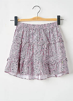 Jupe mi-longue taille normale rose GARCIA fille