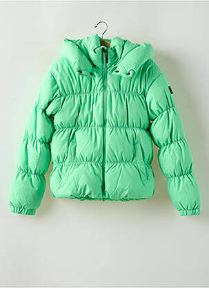 Doudoune poches a capuche vert GARCIA fille