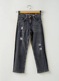 Jeans coupe droite poches gris GARCIA fille