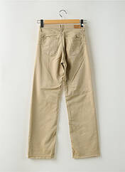 Pantalon flare beige LE TEMPS DES CERISES pour fille seconde vue