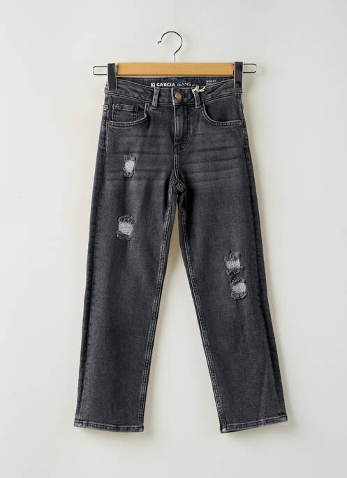 Jeans coupe droite poches gris GARCIA fille
