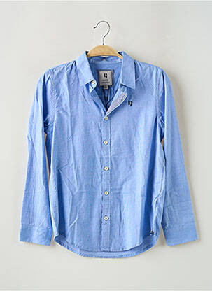 Chemise manches longues manches longues bleu GARCIA garcon