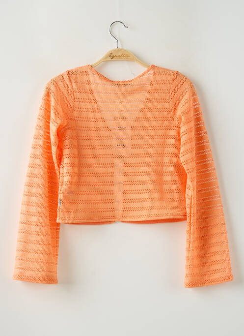 Gilet manches longues orange GARCIA pour fille