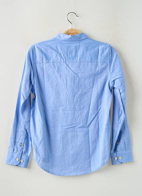 Chemise manches longues bleu GARCIA garçon