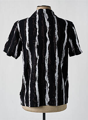 Chemise manches courtes col tailleur noir VOLCOM homme