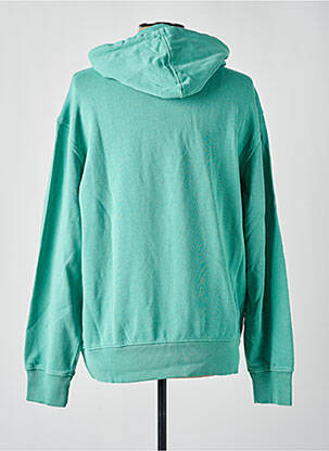Sweat-shirt à capuche broderie manches longues vert ELEMENT homme