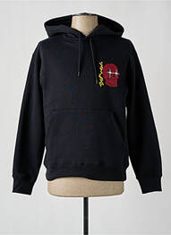 Sweat-shirt à capuche poches manches longues noir VOLCOM homme