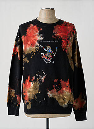 Sweat-shirt broderie manches longues noir VOLCOM homme