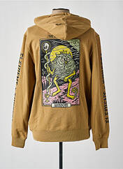 Sweat-shirt à capuche beige ELEMENT pour homme seconde vue